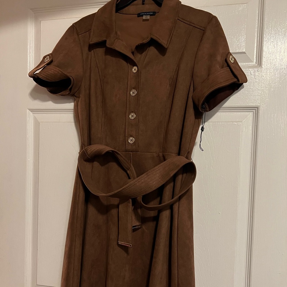 Tommy Hilfiger Suede Dress